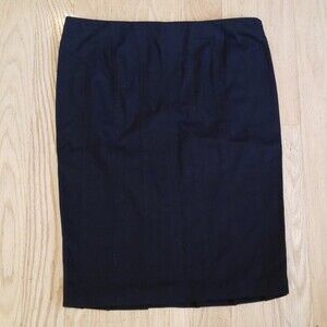 GUCCI Black Womens Pleated Businesscore Polished Work Pencil Mini Skirt Size 42